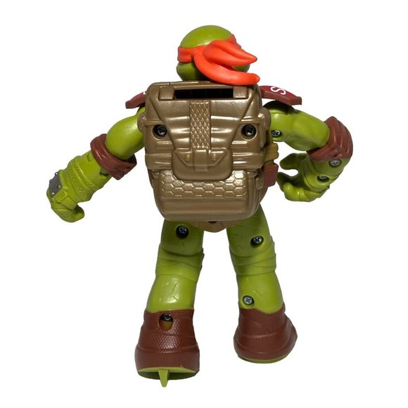 TMNT Teenage Mutant Ninja Turtles Lot 5 Action Figures Disc Michelangelo Raphael - Picture 11 of 15